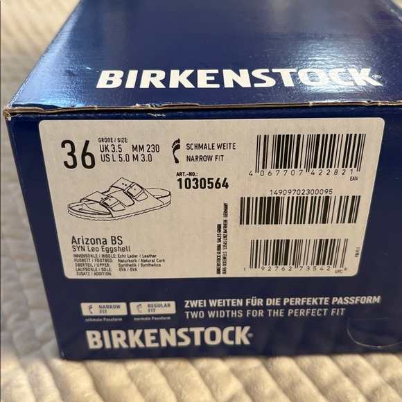 Birkenstock Arizona Sandal in Eggshell Leopard Print - Picture 10 of 10